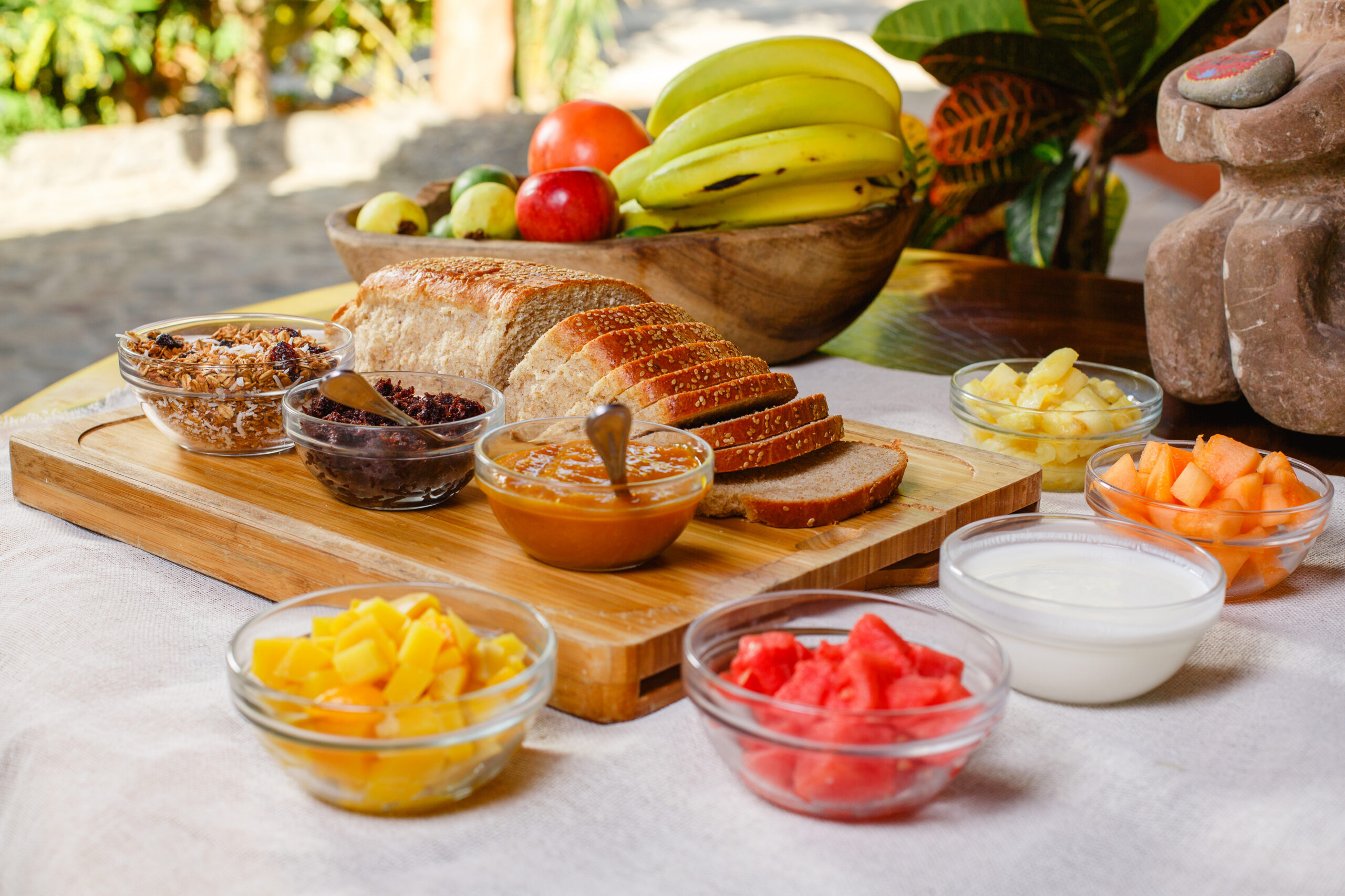 Fresh fruit breakfast